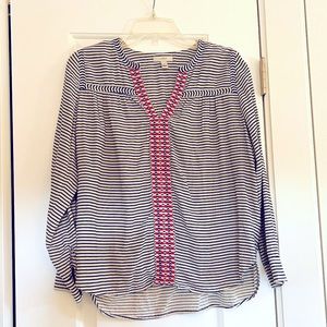 Jcrew linen blouse